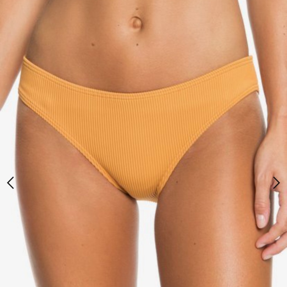 Roxy Mind of Freedom Full Bikini Bottoms Golden Ochre